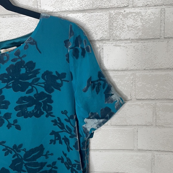 NWT Sundance Ella Blue Silk Dress - Picture 4 of 12